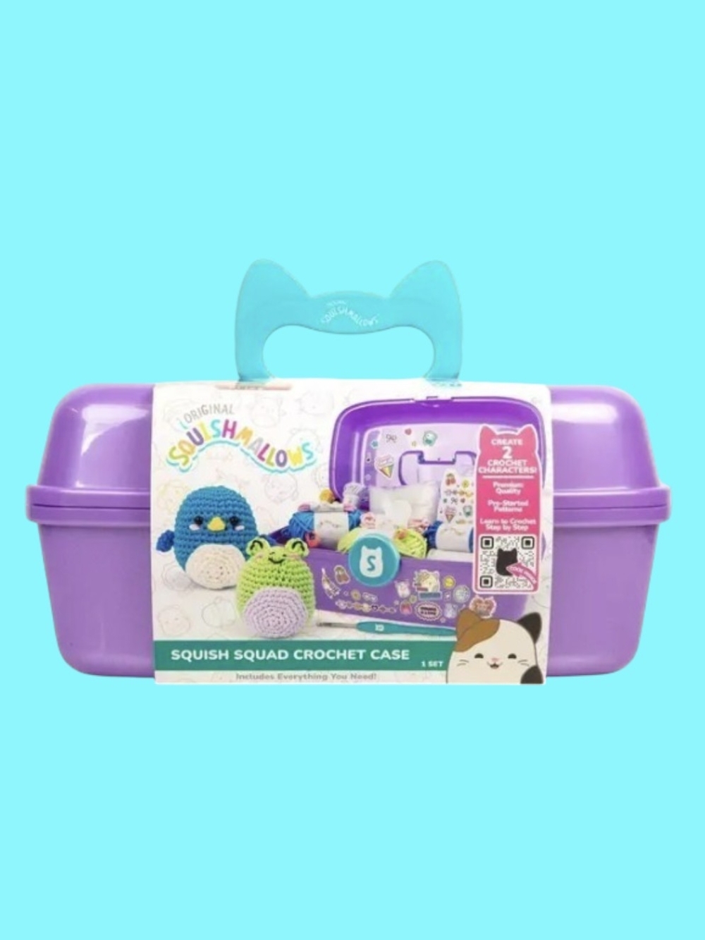 Squishmallows Crochet Case crochet Wendy the Frog Bebe the Bluebird NEW Beginner